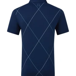 FootJoy Men's Raker Print Lisle Golf Polo Shirt