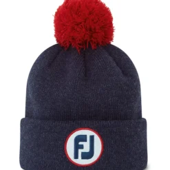 FootJoy Men's Solid Pom Hat Golf Hat