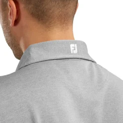FootJoy Men's Stretch Pique Solid Colour Golf Polo Shirt