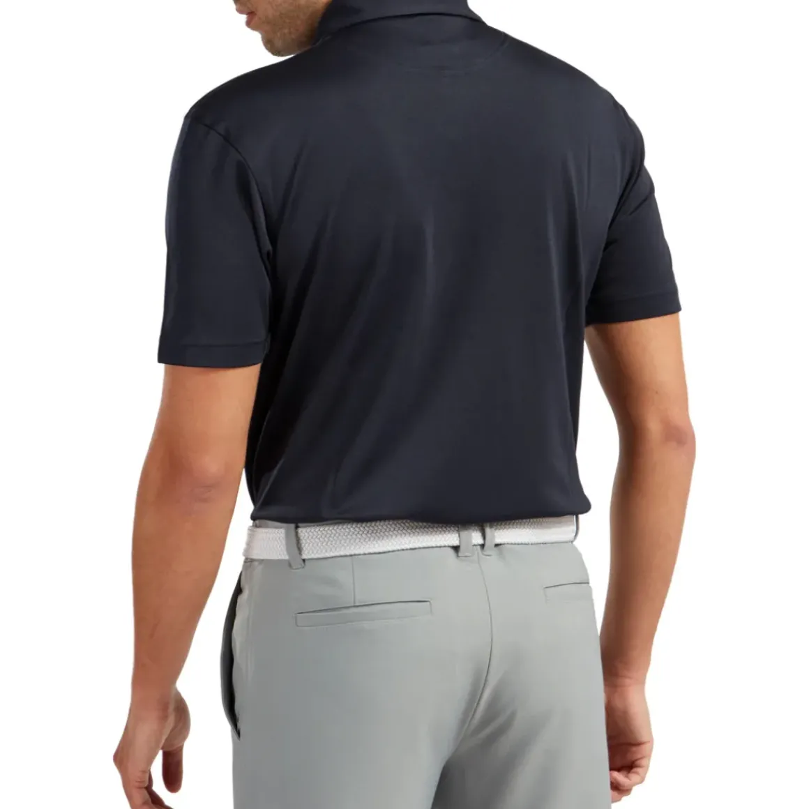 FootJoy Men's Stretch Pique Solid Colour Golf Polo Shirt