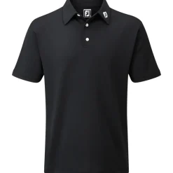 FootJoy Men's Stretch Pique Solid Colour Golf Polo Shirt
