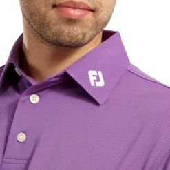 FootJoy Men's Stretch Pique Solid Colour Golf Polo Shirt