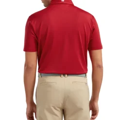 FootJoy Men's Stretch Pique Solid Colour Golf Polo Shirt