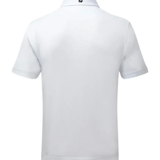 FootJoy Men's Stretch Pique Solid Colour Golf Polo Shirt