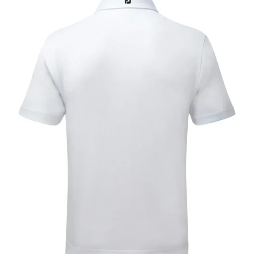 FootJoy Men's Stretch Pique Solid Colour Golf Polo Shirt