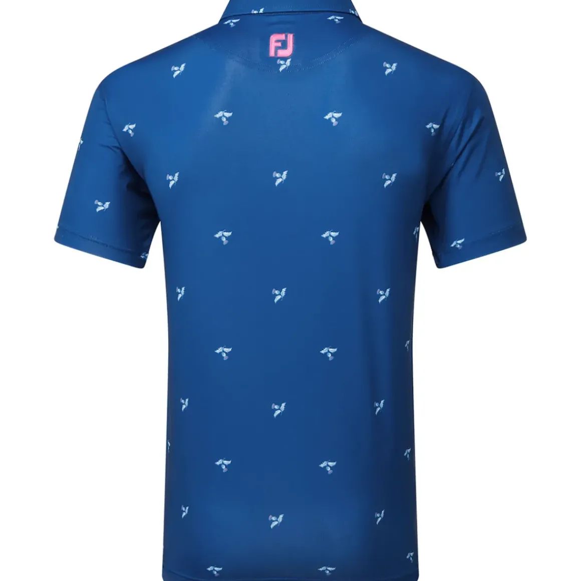 FootJoy Men's Thistle Print Lisle Golf Polo Shirt