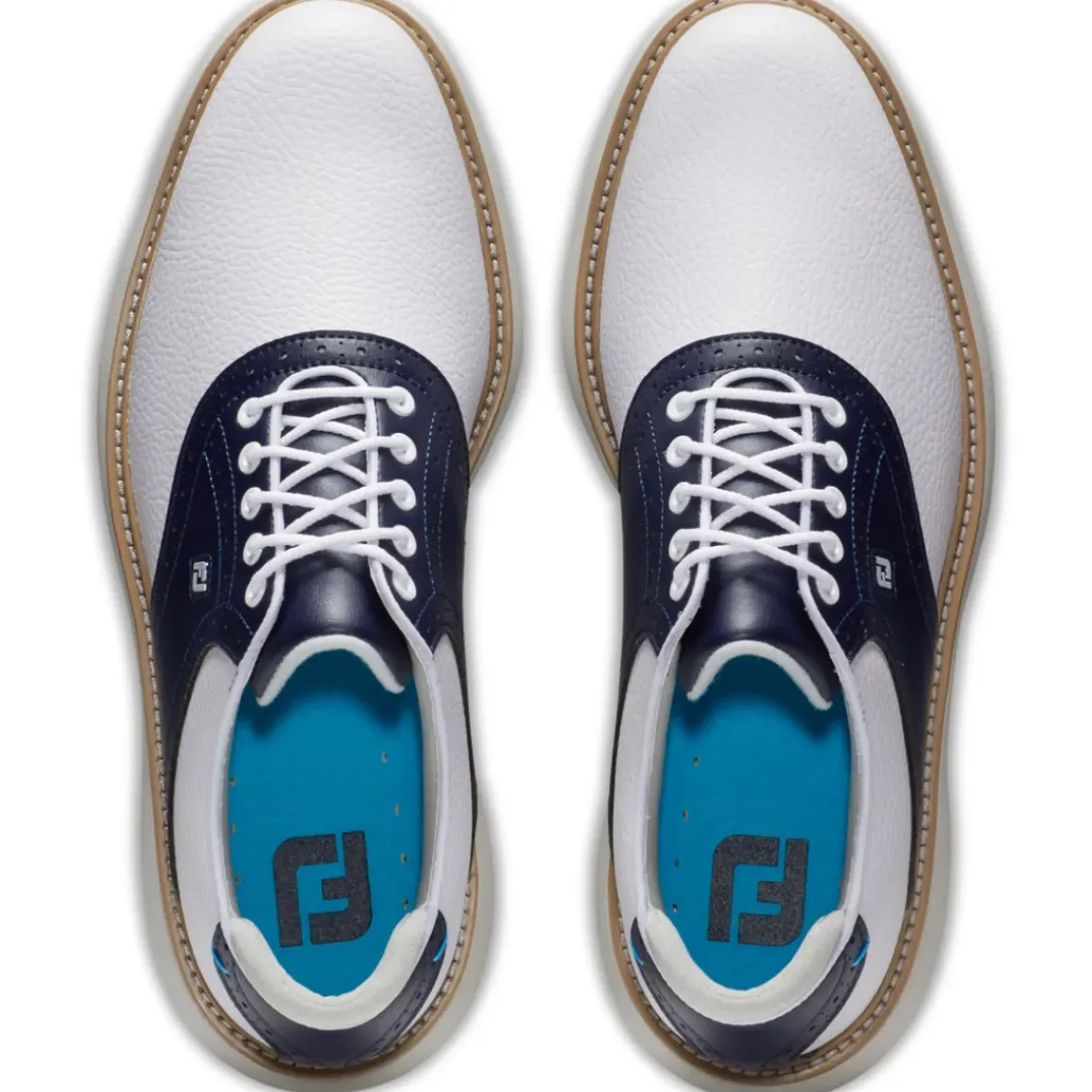 FootJoy Men's Traditions Waterproof Spiked Golf Shoes