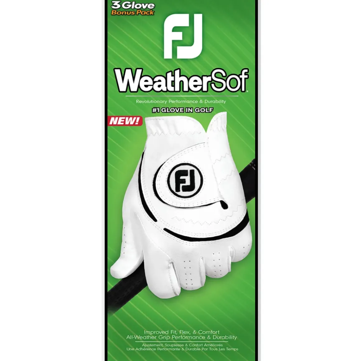 FootJoy Men's Weathersof Golf Glove - 3 Pack