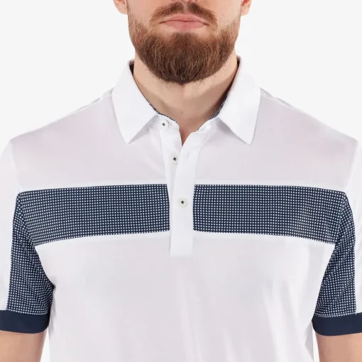 Galvin Green Men's Mills Chest Print Golf Polo Shirt