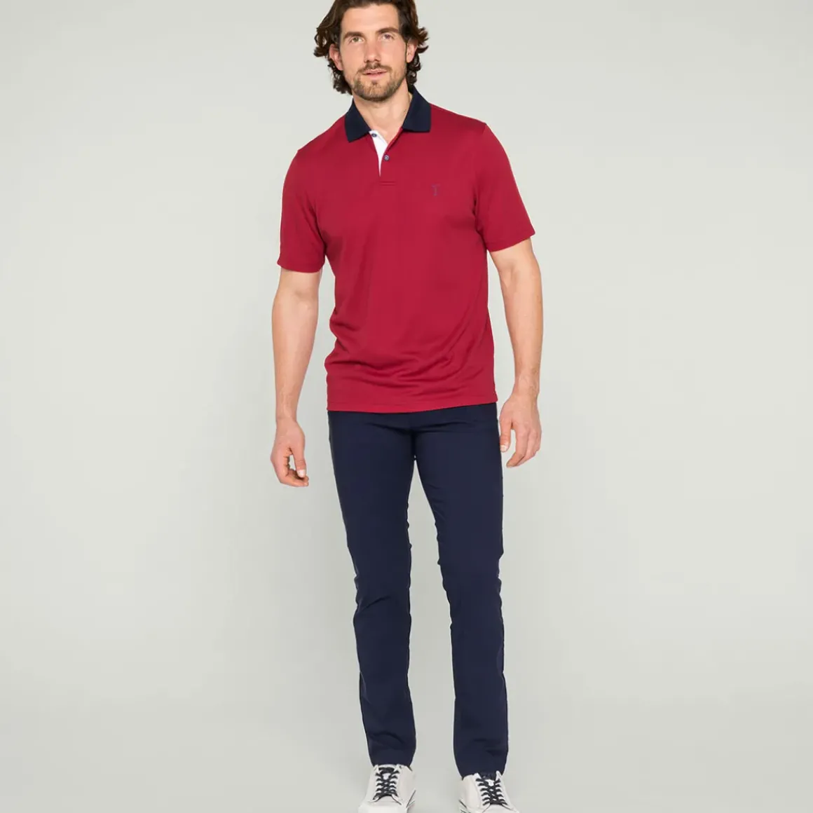 GOLFINO Men's Infrared Golf Polo Shirt