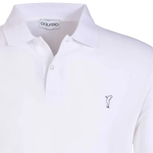 GOLFINO Men's Turnberry Long Sleeve Golf Polo Shirt