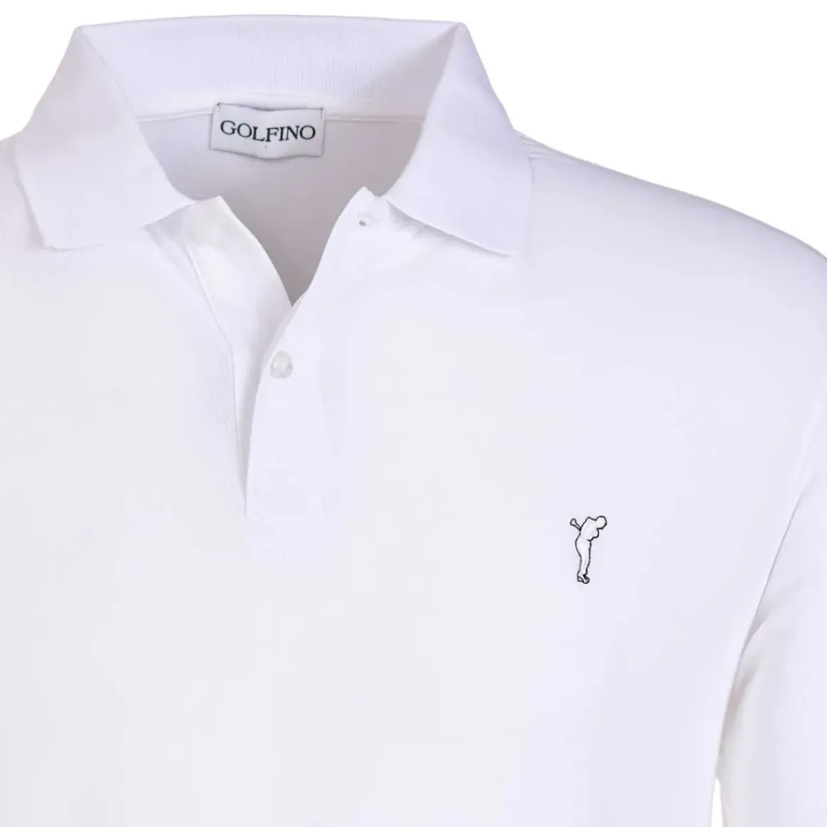 GOLFINO Men's Turnberry Long Sleeve Golf Polo Shirt