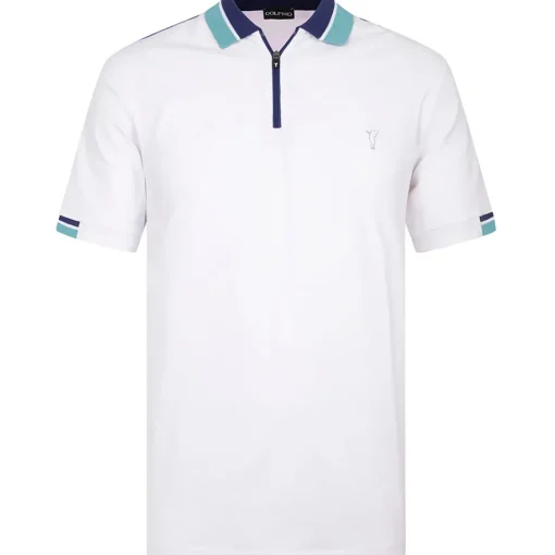 GOLFINO Men's UV Tech Golf Polo Shirt