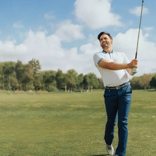 GOLFINO Men's UV Tech Golf Polo Shirt