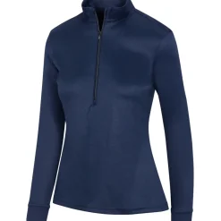 Greg Norman Ladies Clubhouse Half Zip Mock Golf Mid Layer