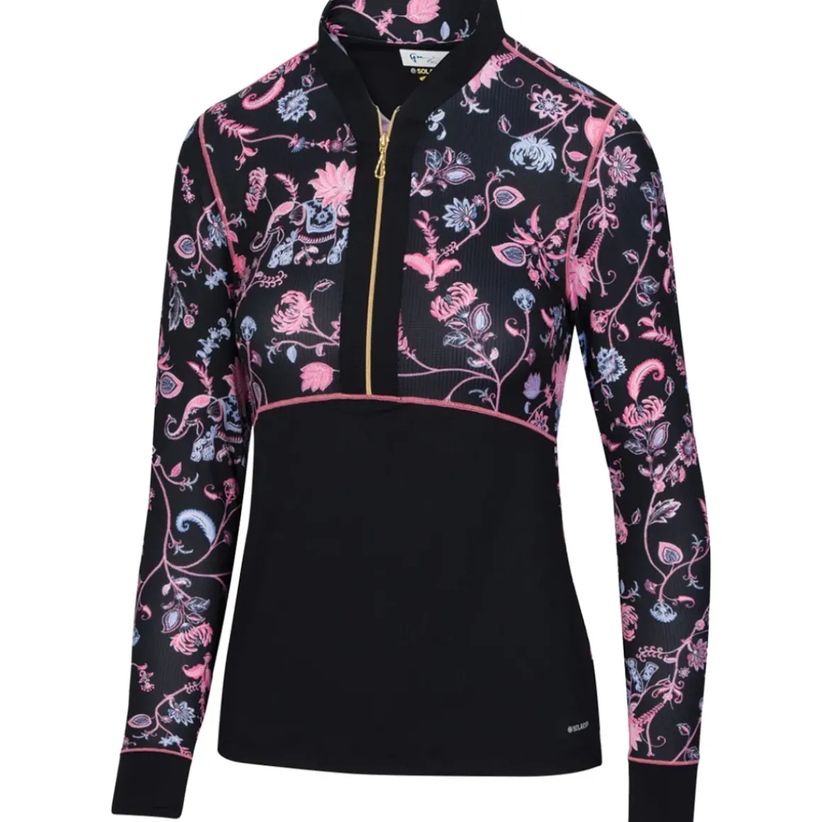 Greg Norman Ladies Crown Half Zip Golf Midlayer