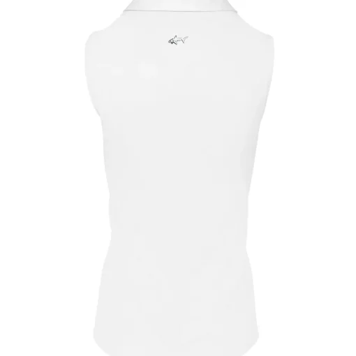 Greg Norman Ladies Freedom Pique Sleeveless Golf Polo Shirt
