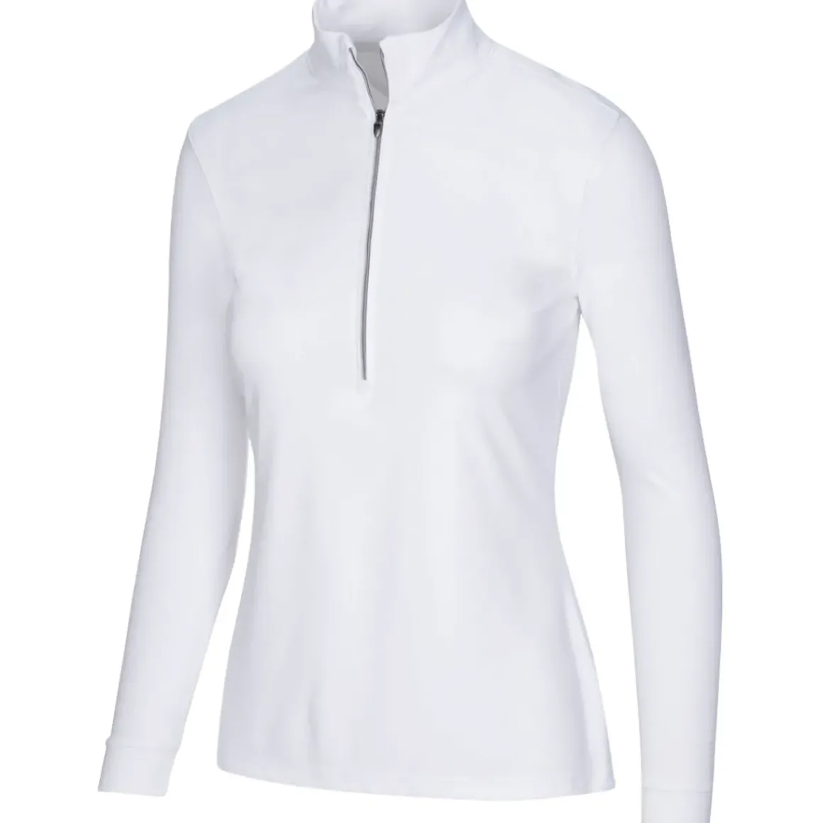 Greg Norman Ladies Half Zip Mock Golf Midlayer
