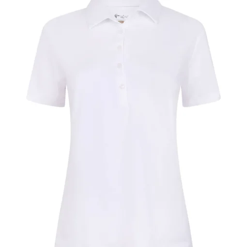 Greg Norman Ladies Shark Logo Golf Polo Shirt