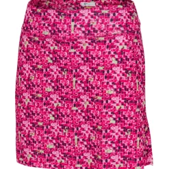 Greg Norman Ladies Tile Print Pull-On Golf Skort