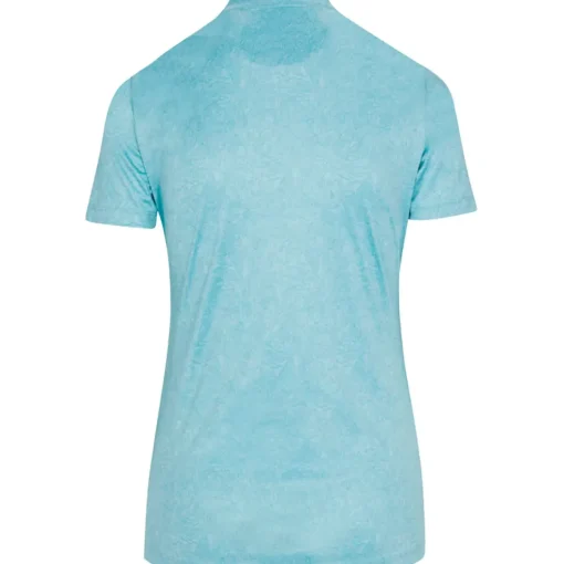 Greg Norman Ladies Tropical Menagerie Zip Golf Polo Shirt