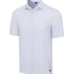 Greg Norman Men's Abstract Shark Tooth Golf Polo Shirt