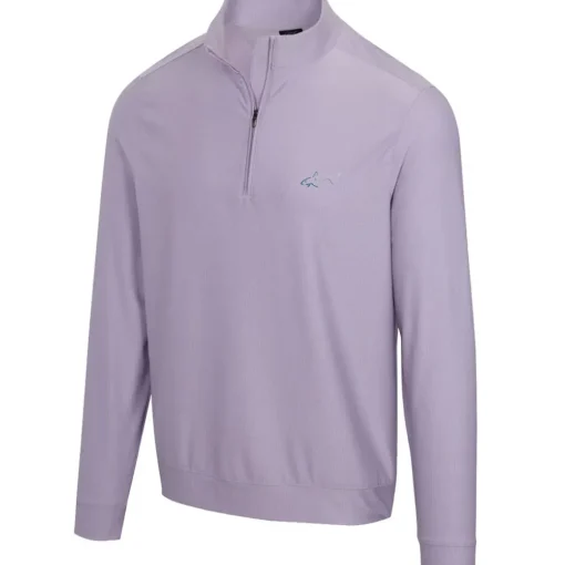 Greg Norman Men's Backswing Quarter Zip Golf Mid Layer