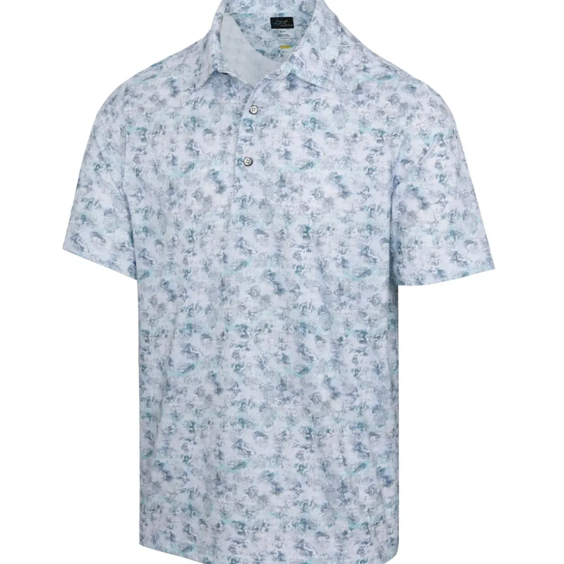 Greg Norman Men's Crosshatch Golf Polo Shirt