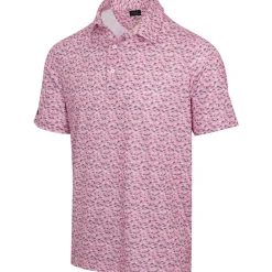 Greg Norman Men's Foliage ML75 Golf Polo Shirt
