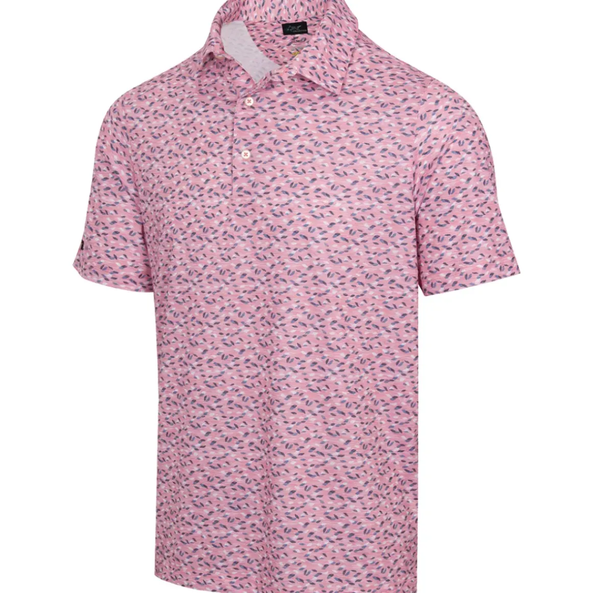 Greg Norman Men's Foliage ML75 Golf Polo Shirt
