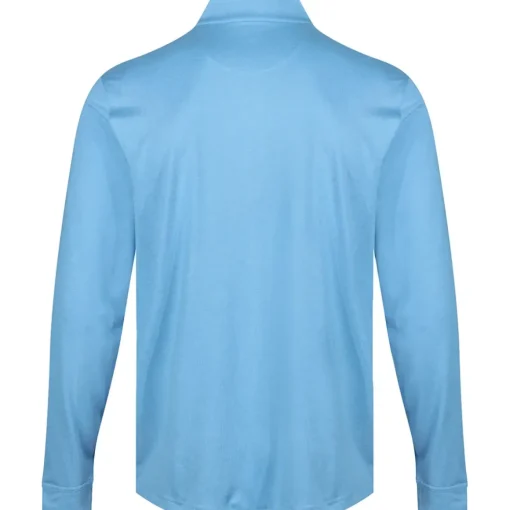 Greg Norman Men's Heathered Half Zip Mock Golf Midlayer