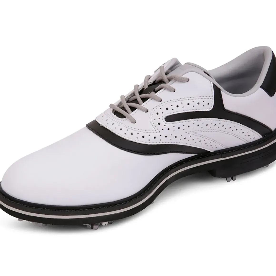 Greg Norman Men's Isa Tour Waterproof Spiked Golf Shoes