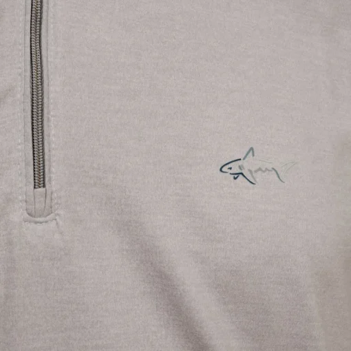 Greg Norman Men's Logo Half Zip Golf Midlayer