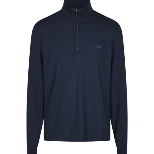 Greg Norman Men's Logo Half Zip Golf Midlayer