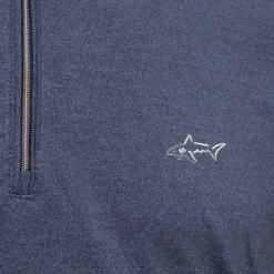 Greg Norman Men's Logo Half Zip Golf Midlayer