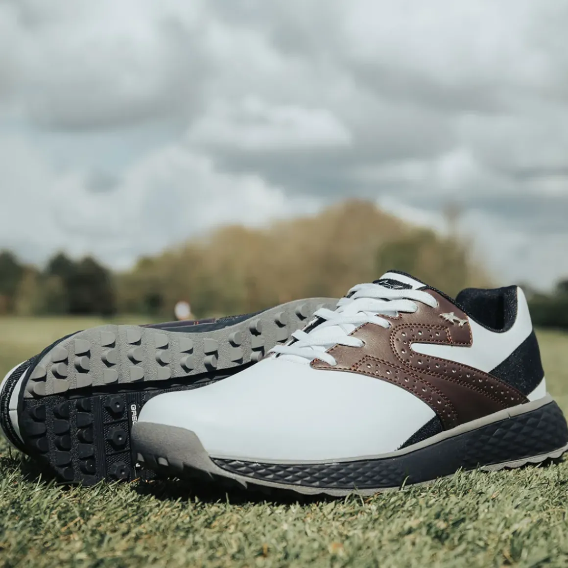 Greg Norman Men's Maidens Waterproof Spikeless Golf Shoes