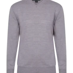 Greg Norman Men's Merino V Neck Golf Sweater