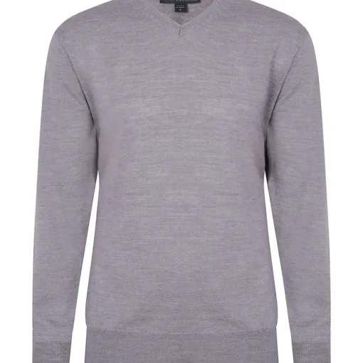 Greg Norman Men's Merino V Neck Golf Sweater