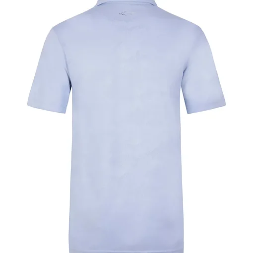 Greg Norman Men's Shark Jacquard Golf Polo Shirt