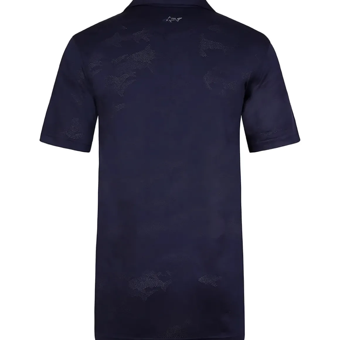 Greg Norman Men's Shark Jacquard Golf Polo Shirt