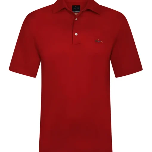 Greg Norman Men's Shark Logo Golf Polo Shirt