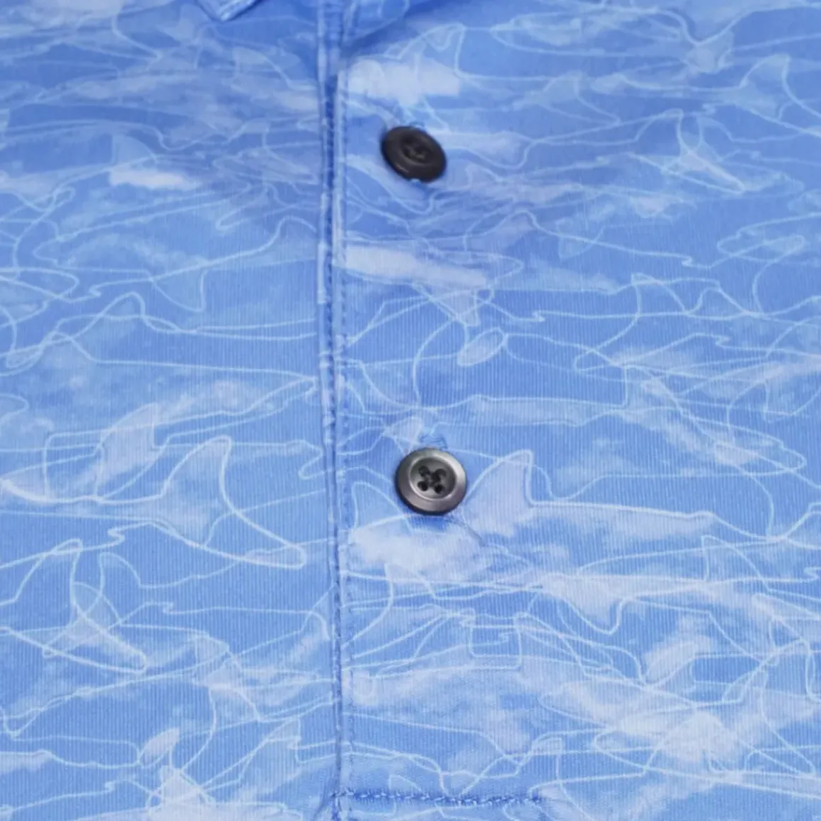 Greg Norman Men's Shark Shadow Camo Golf Polo Shirt