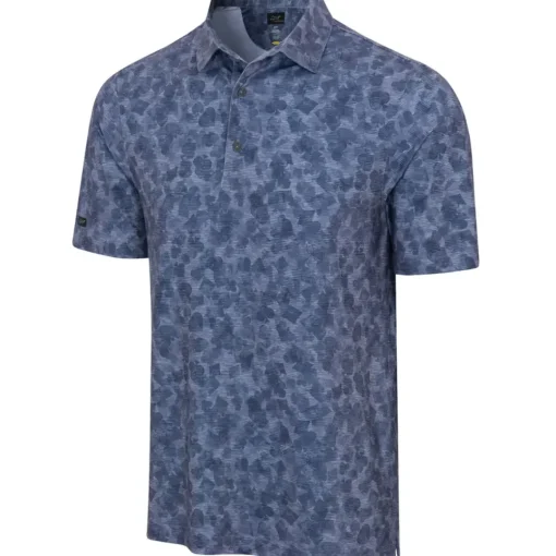 Greg Norman Men's Solitaire ML75 Stretch Golf Polo Shirt