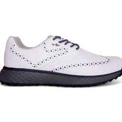 Greg Norman Men's Sport Brogue Waterproof Spikeless Golf Shoes
