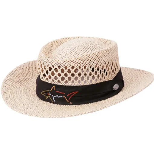 Greg Norman Men's Straw Golf Hat