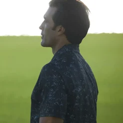 Greg Norman Men's Undersea Golf Polo Shirt