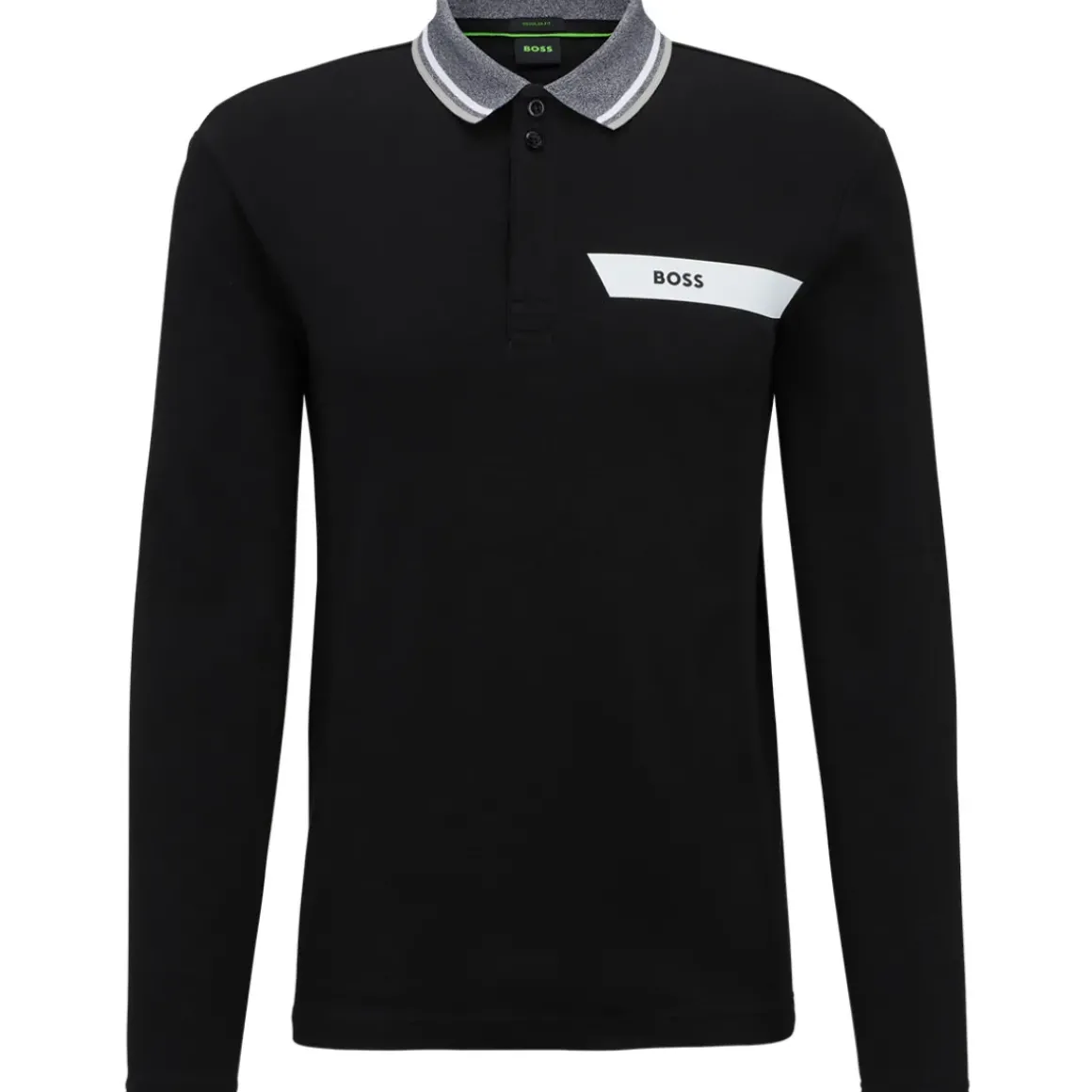 Hugo Boss Men's Plisy 1 Long Sleeve Golf Polo Shirt
