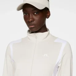 J.Lindeberg Ladies Mae Quarter Zip Golf Mid Layer