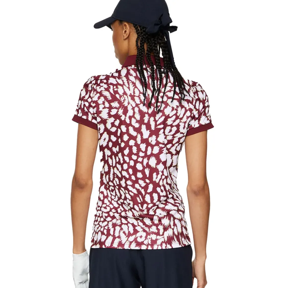 J.Lindeberg Ladies Tour Tech Print Golf Polo Shirt