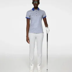 J.Lindeberg Ladies Tour Tech Print Golf Polo Shirt